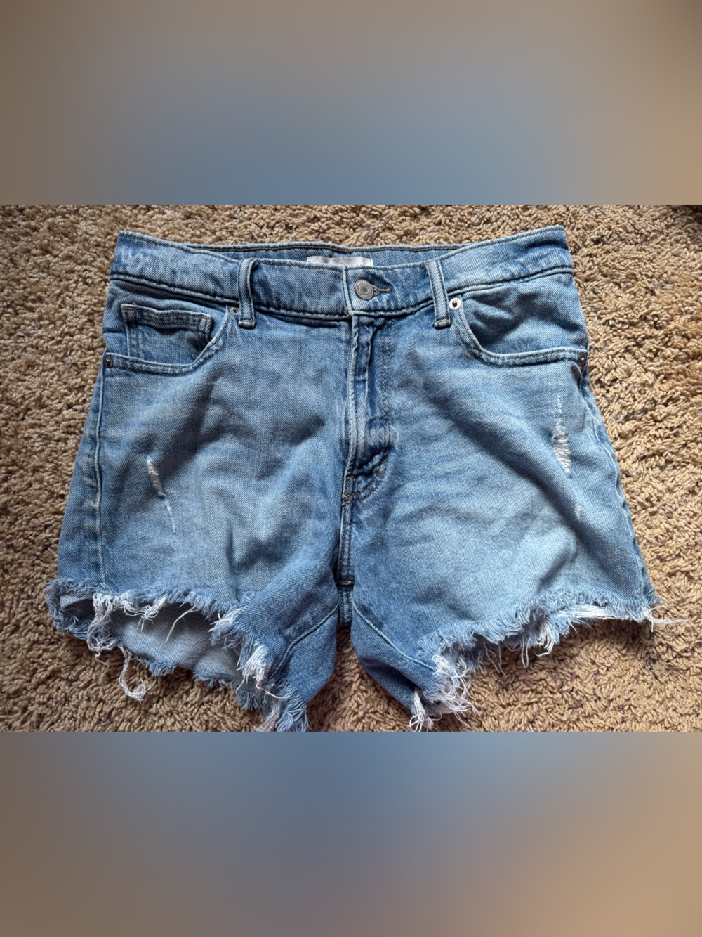 Lucky Brand 90s Midi Denim Shorts Size 2/26 EUC